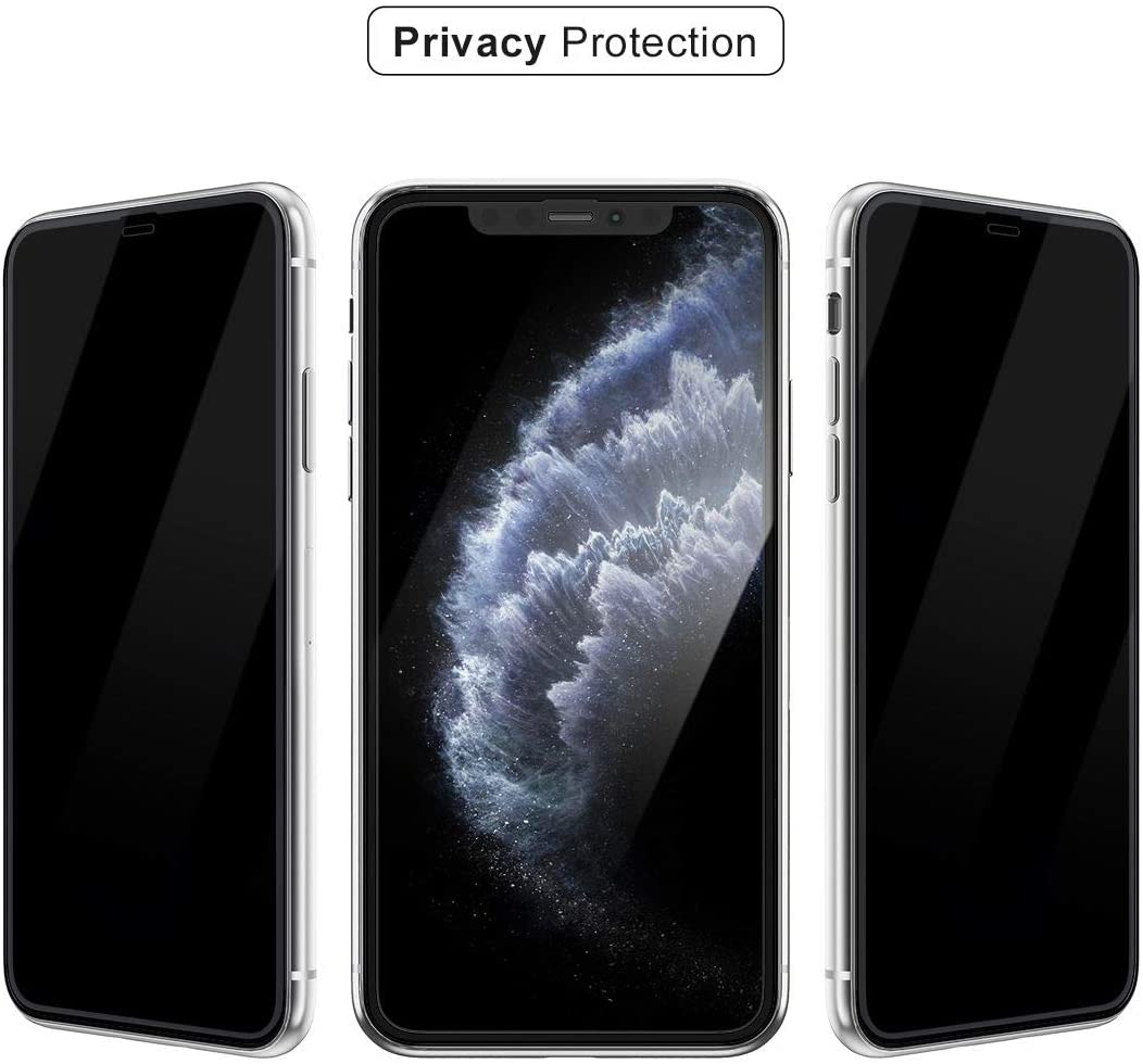 Folie Privacy compatibila cu Apple iPhone 14 Plus, Sticla Securizata Profesionala IAO Optim, Full Screen, Full Glue, Shock Absorption, 9H